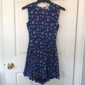 HM Blue floral dress